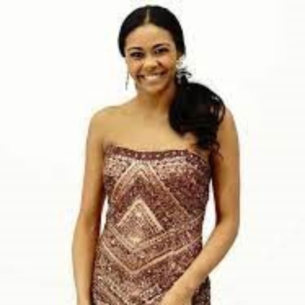 Sherri Hill Short Bronze Wedding Guest Dress 1956